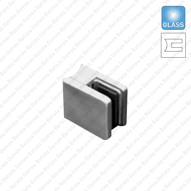 Suporte para paineis vidro / 8-10mm - para tubo �42.4mm